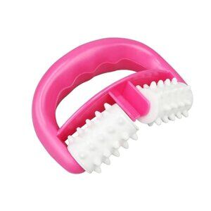 NWOT 1pc Pink D-Shape Cellulite Roller, Cellulite Massager, Legs Tummy Neck Butt
